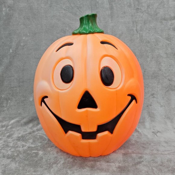 Vintage 1997 Grand Venture blow mold 24" Lighted pumpkin jack-o-lantern USA - Picture 3 of 15